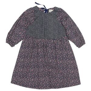NWT! Thimble Collection Navy Pink Floral Birthday Dress Size 6
